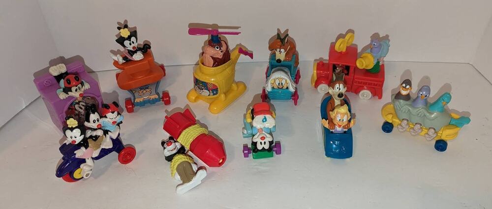 Lot Vintage 1990's McDonalds Animaniacs Toys Warner Collectible Rare